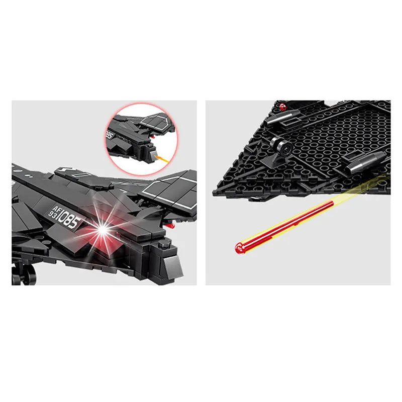 MOC Building Block Set: China H-20 Stealth Bomber Aircraft, Model LY9005