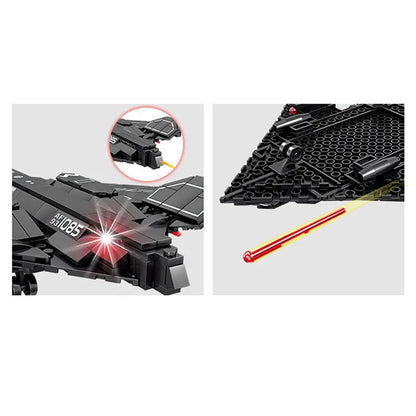 MOC Building Block Set: China H-20 Stealth Bomber Aircraft, Model LY9005