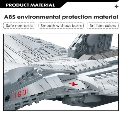 MOC Building Block Set: F-22 Raptor Fighter Plane, Model SX88001