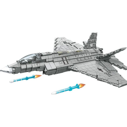 MOC Building Block Set: F-35 Aircraft Lightning Fighter Jet, Model LY9003