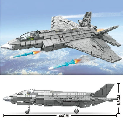 MOC Building Block Set: F-35 Aircraft Lightning Fighter Jet, Model LY9003