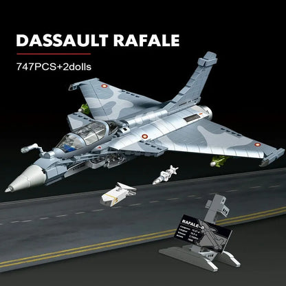 MOC Building Block Set: Rafale Air Fighter Jet Plane, Model SX88004