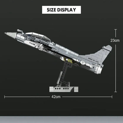 MOC Building Block Set: Rafale Air Fighter Jet Plane, Model SX88004