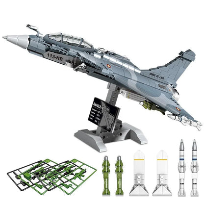 MOC Building Block Set: Rafale Air Fighter Jet Plane, Model SX88004