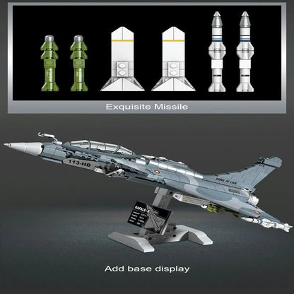 MOC Building Block Set: Rafale Air Fighter Jet Plane, Model SX88004