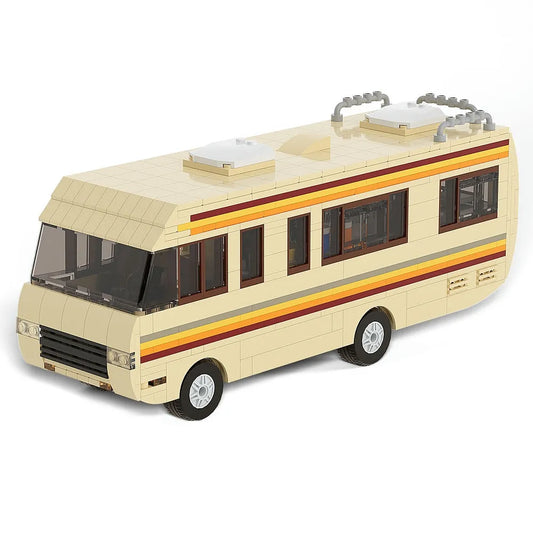 MOC Motorized Building Block Set: Movie Breaking Bad RV Car, Model C5025