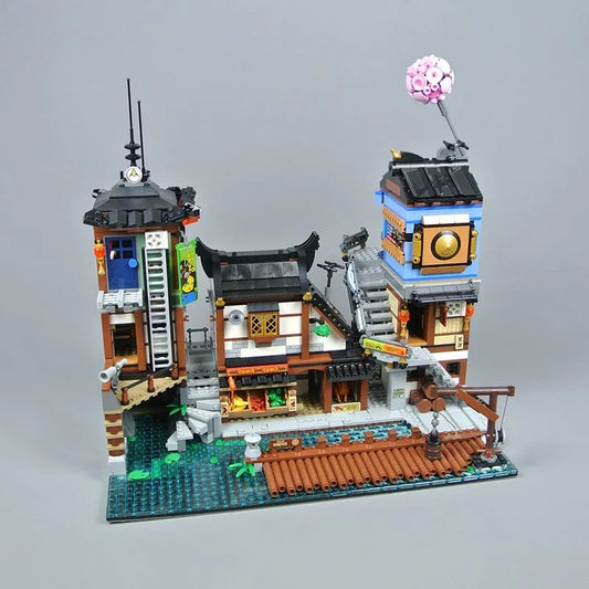 MOC Building Block Set: Movie MOC Expert Ninjago City Docks 06083