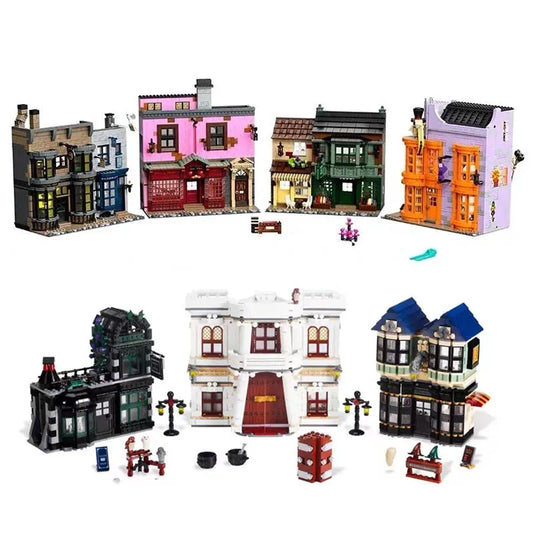 MOC Building Block Set: Movie Harry Potter MOC Diagon Alley 16012