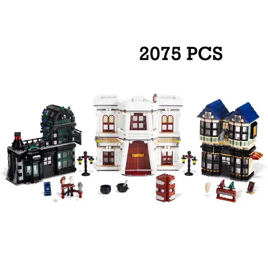 MOC Building Block Set: Movie Harry Potter MOC Diagon Alley 16012