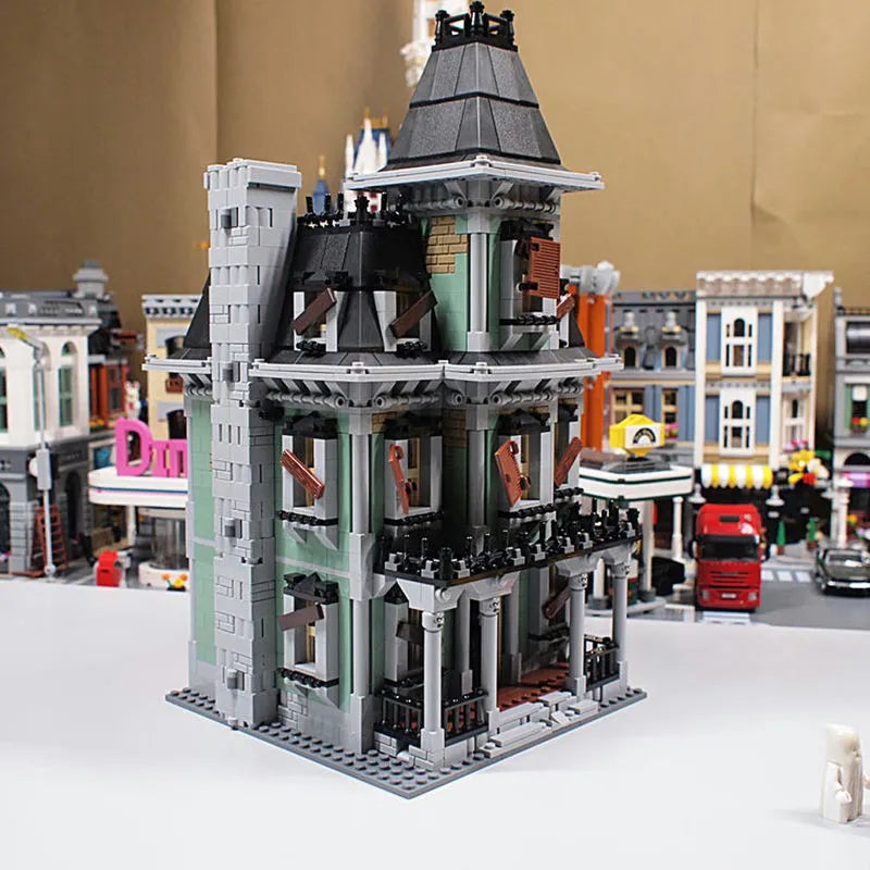 MOC Building Block Set: Movie MOC Monster Fighters Haunted House 16007