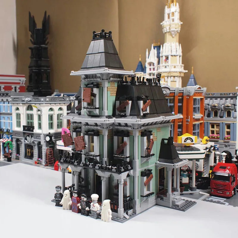 MOC Building Block Set: Movie MOC Monster Fighters Haunted House 16007