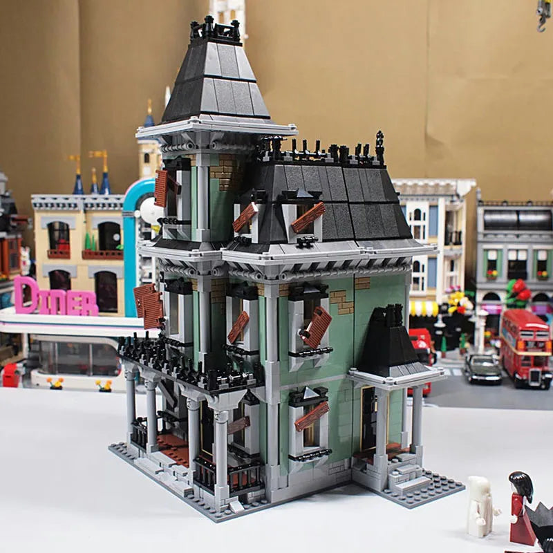MOC Building Block Set: Movie MOC Monster Fighters Haunted House 16007