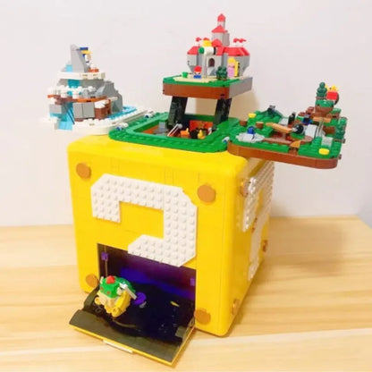 MOC Building Block Set: Movie Super Mario 64 Question Mark MOC, Model 60144