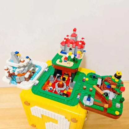 MOC Building Block Set: Movie Super Mario 64 Question Mark MOC, Model 60144