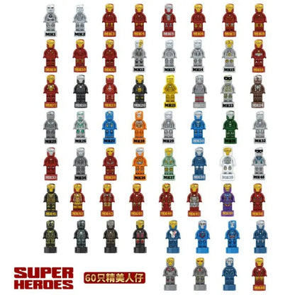 MOC Building Block Set: Movies Marvel Super Hero Iron Man Book, Model DLP8801