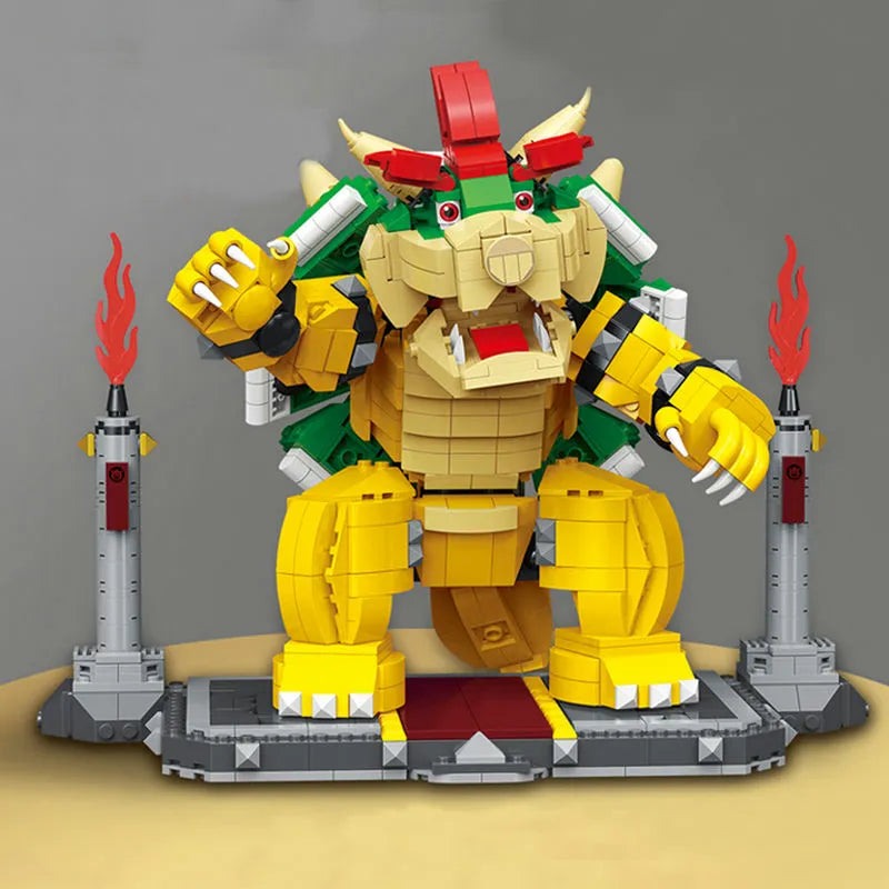 MOC Building Block Set: Movies Super Mario Mighty Bowser 99068