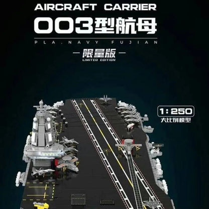 MOC Building Block Set: Navy 003 Military Fujian Aircraft Carrier, Model 20313