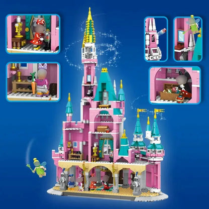 MOC Building Block Set: Princess Fairyland Mitch Pink Castle, Model SX9021 Certification: 3C