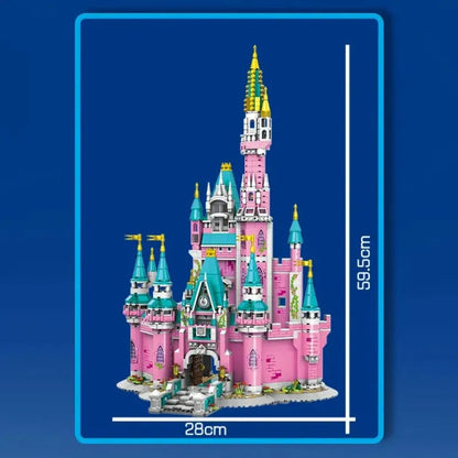 MOC Building Block Set: Princess Fairyland Mitch Pink Castle, Model SX9021 Certification: 3C