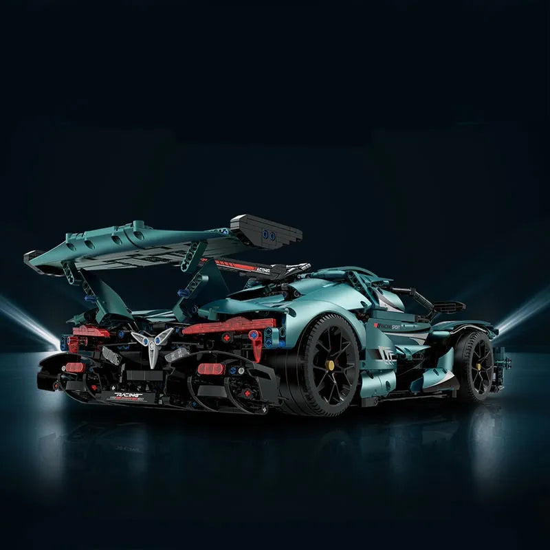 MOC Motorized Building Block Set: RC APP Gumpert Apollo IE Super Racing Car MOC 10612