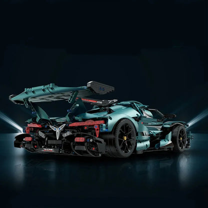MOC Motorized Building Block Set: RC APP Gumpert Apollo IE Super Racing Car MOC 10612