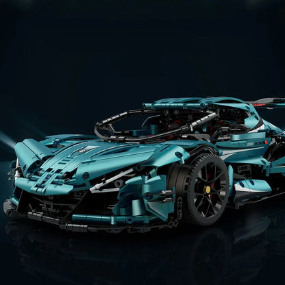 MOC Motorized Building Block Set: RC APP Gumpert Apollo IE Super Racing Car MOC 10612
