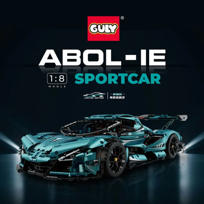 MOC Motorized Building Block Set: RC APP Gumpert Apollo IE Super Racing Car MOC 10612