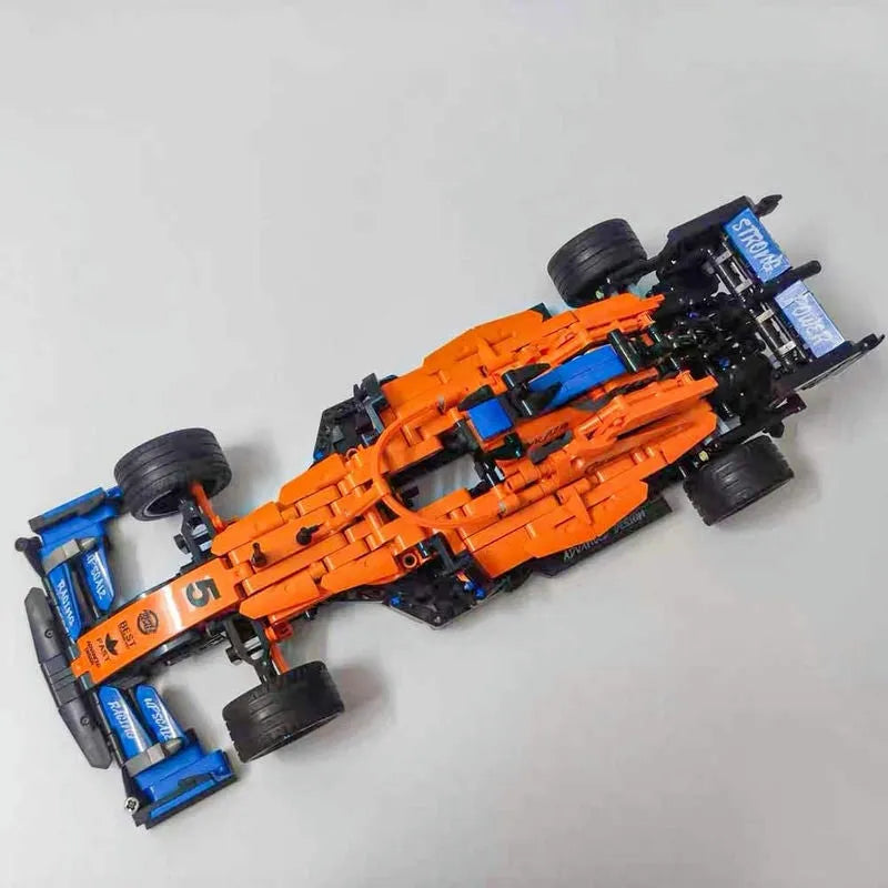 MOC Motorized Building Block Set: RC Concept F1 Formula One Racing Car C016