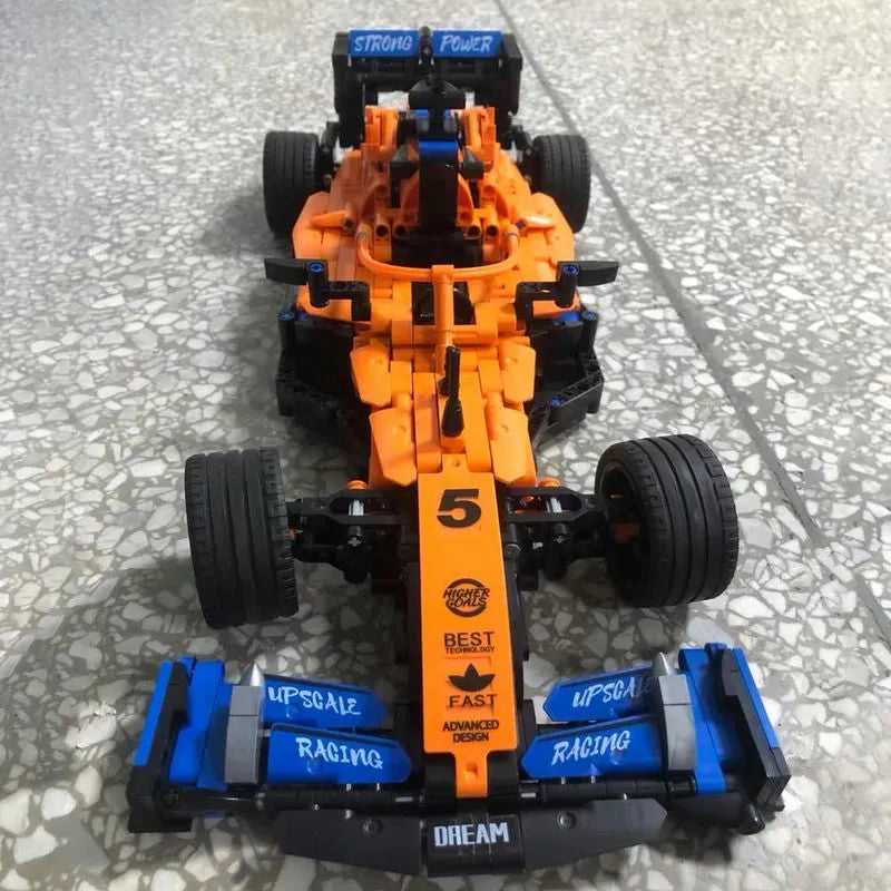 MOC Motorized Building Block Set: RC Concept F1 Formula One Racing Car C016