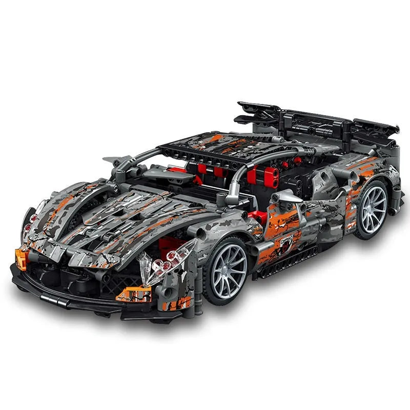 MOC Building Block Set: RC Motorized McLaren Concept Roadster C013, Model C013PF