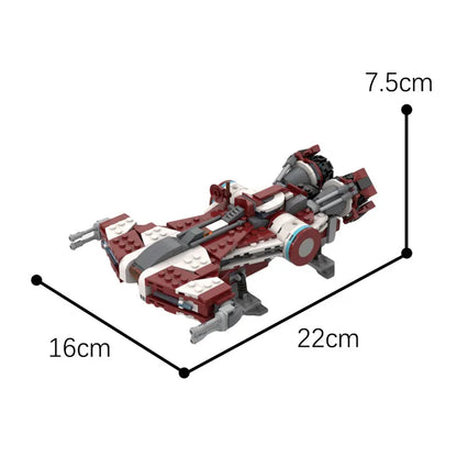MOC Building Block Set: Star Wars MOC Defender-Class Cruiser 05085