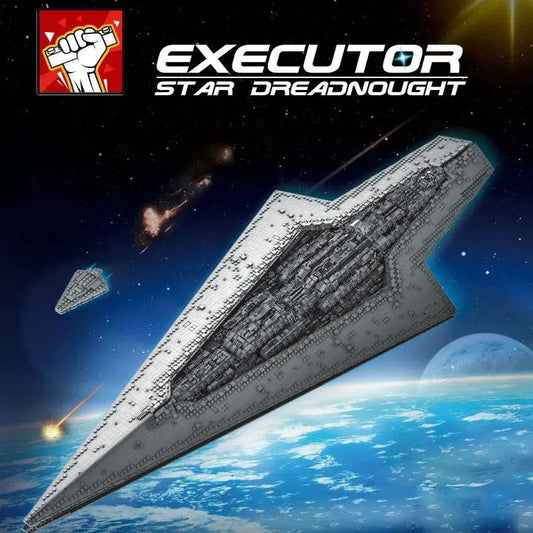 MOC Building Block Set: Star Wars MOC Executor Class Star Dreadnought, Model QT6001