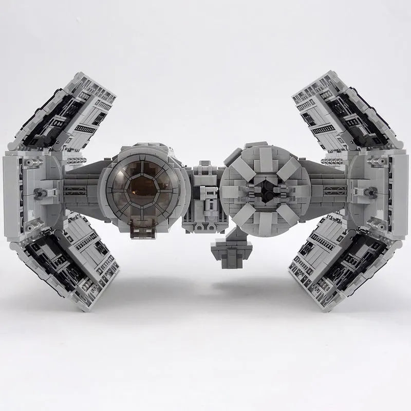 MOC Motorized Building Block Set: Star Wars Custom MOC Tie Bomber, Model 22018