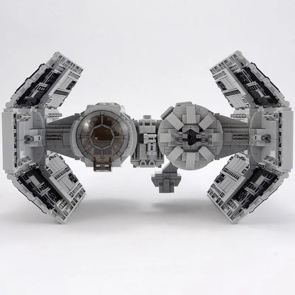 MOC Motorized Building Block Set: Star Wars Custom MOC Tie Bomber, Model 22018