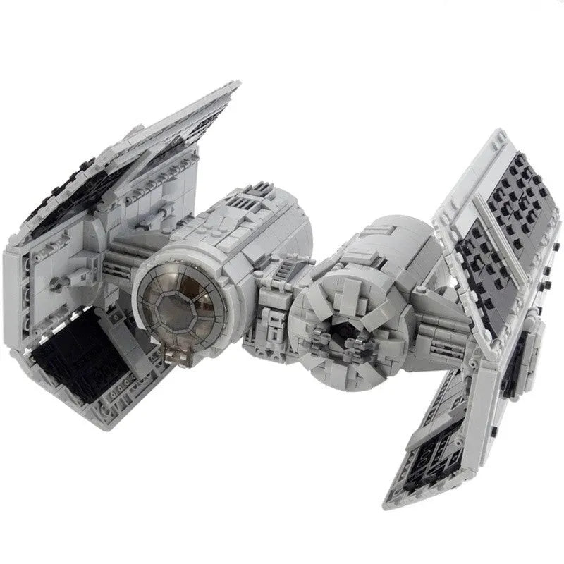 MOC Motorized Building Block Set: Star Wars Custom MOC Tie Bomber, Model 22018