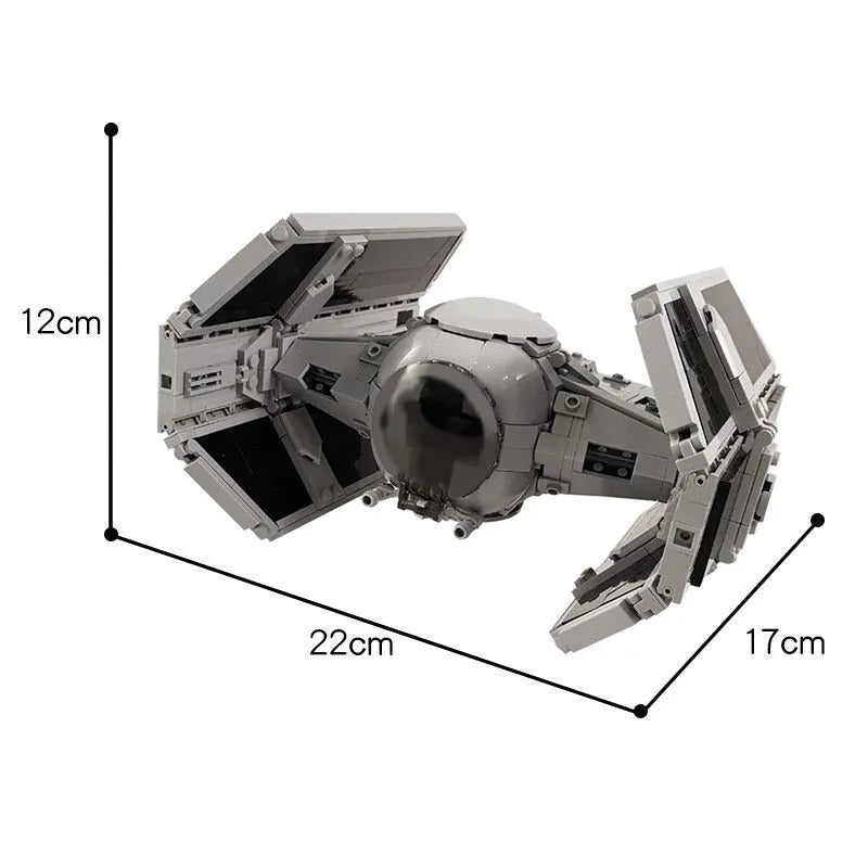 MOC Motorized Building Block Set: Star Wars Custom MOC Tie Fighter 14383
