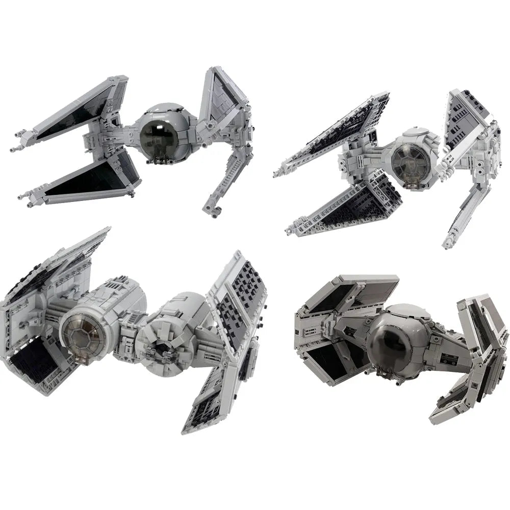 MOC Motorized Building Block Set: Star Wars Custom MOC Tie Fighter 14383