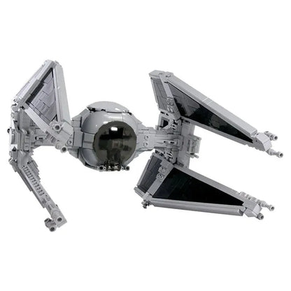 MOC Motorized Building Block Set: Star Wars Custom MOC TIE Fighter Interceptor, Model 11974