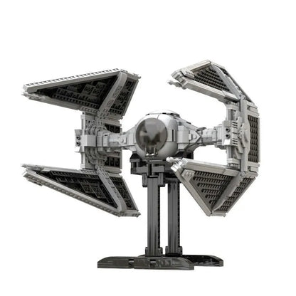 MOC Motorized Building Block Set: Star Wars MOC Custom Tie Interceptor, Model 55661