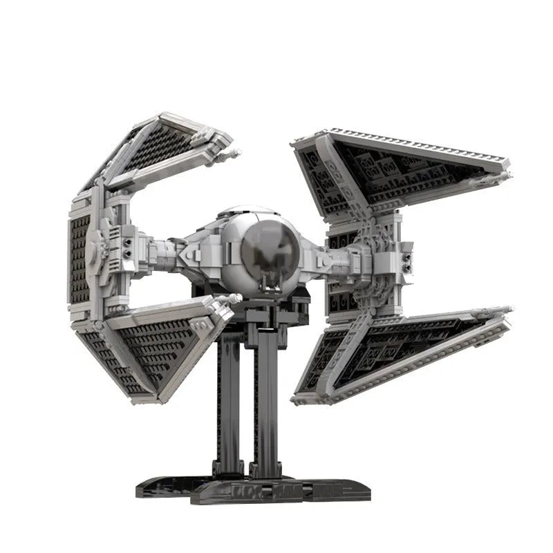 MOC Motorized Building Block Set: Star Wars MOC Custom Tie Interceptor, Model 55661