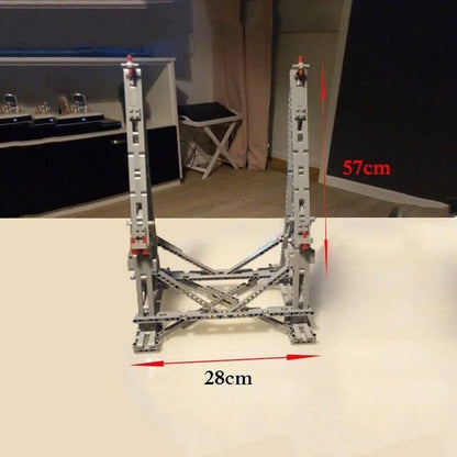 MOC Building Block Set: Star Wars MOC Vertical Display Stand for Millennium Falcon