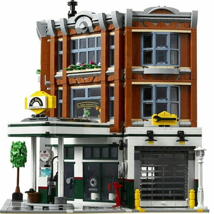 MOC Building Block Set: Street Expert City Corner Garage 15042
