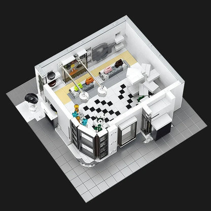 MOC Building Block Set: Street Expert MOC Luxury Flagship Store, Model LS 88001