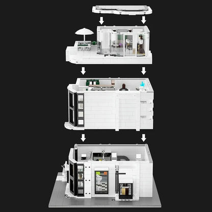 MOC Building Block Set: Street Expert MOC Luxury Flagship Store, Model LS 88001