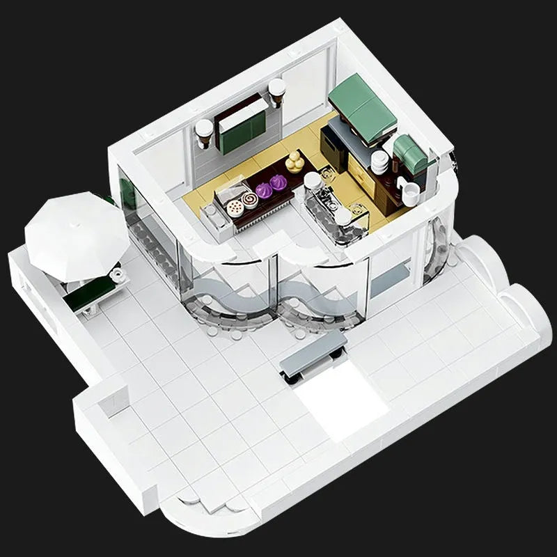 MOC Building Block Set: Street Expert MOC Luxury Flagship Store, Model LS 88001