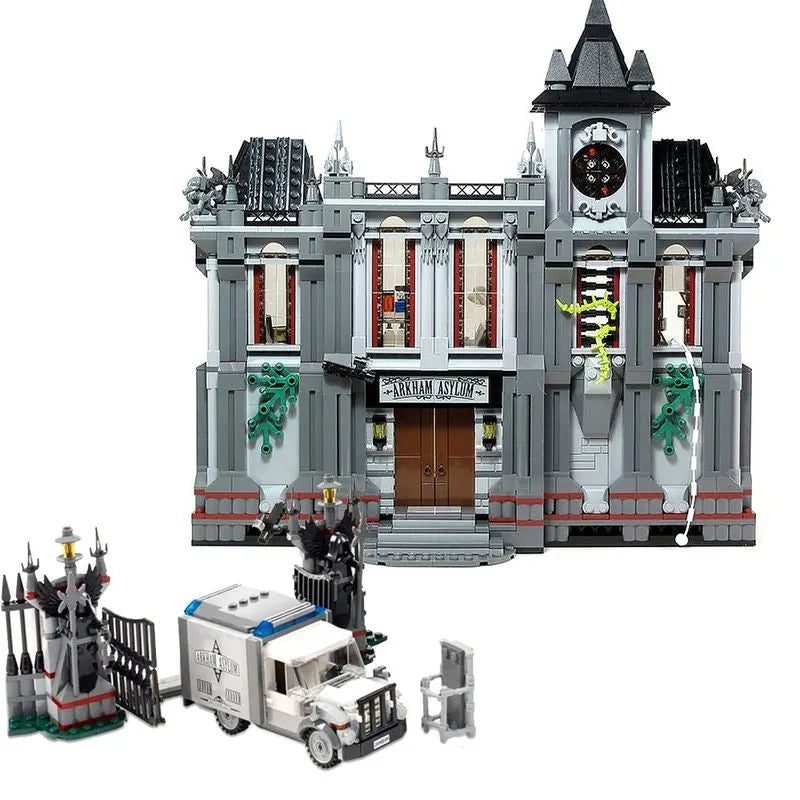 MOC Building Block Set: Super Hero MOC 07044 Arkham Asylum Breakout