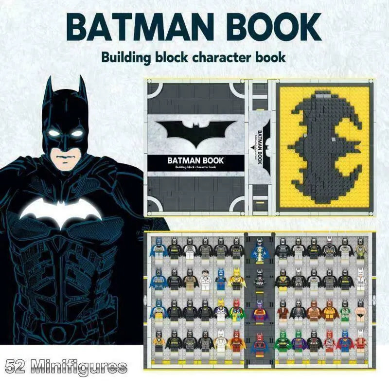 MOC Building Block Set: Super Hero MOC 13002 Batman Book Collection