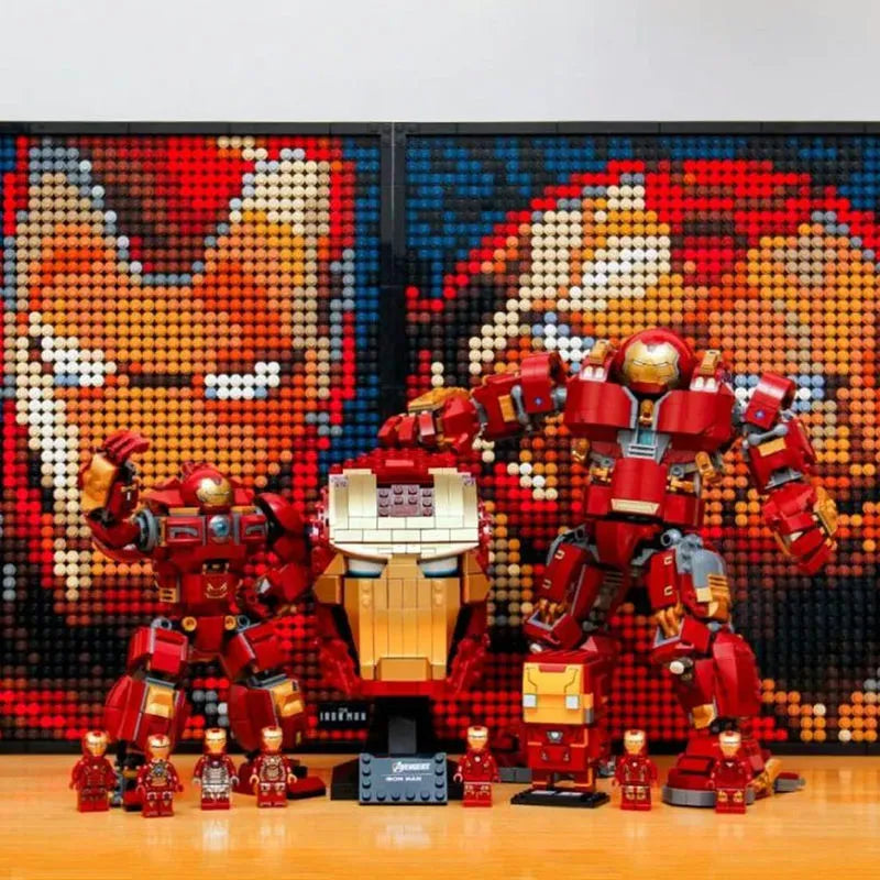 MOC Building Block Set: Super Hero MOC 50015 Iron Man Bust Marvel