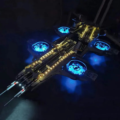 MOC Building Block Set: Super Hero Motorized SHIELD RC Helicarrier, Model K10218