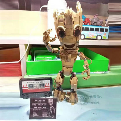 MOC Building Block Set: Super Heroes MOC 2014 Marvel Movie I am Groot